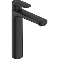 Hansgrohe Vernis Blend Mitigeur de lavabo 190 sans tirette ni vidage, Noir mat (71582670)