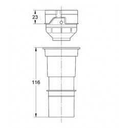 Adapteur 4,5 l pour rèservoir GD2