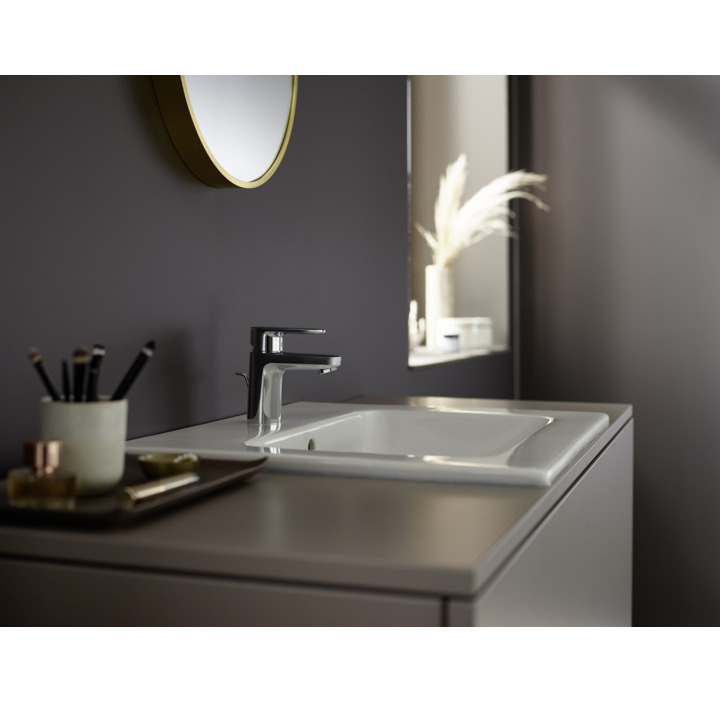 hansgrohe Mitigeurs de lavabo: Vernis Blend, Mitigeur de lavabo 70 avec  tirette et vidage synthétique, N° article 71550000