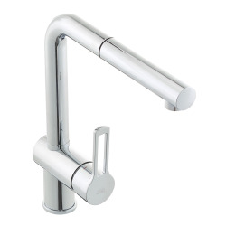 Vallone Mitigeur de cuisine avec douchette extractible, chrome (RIN185)