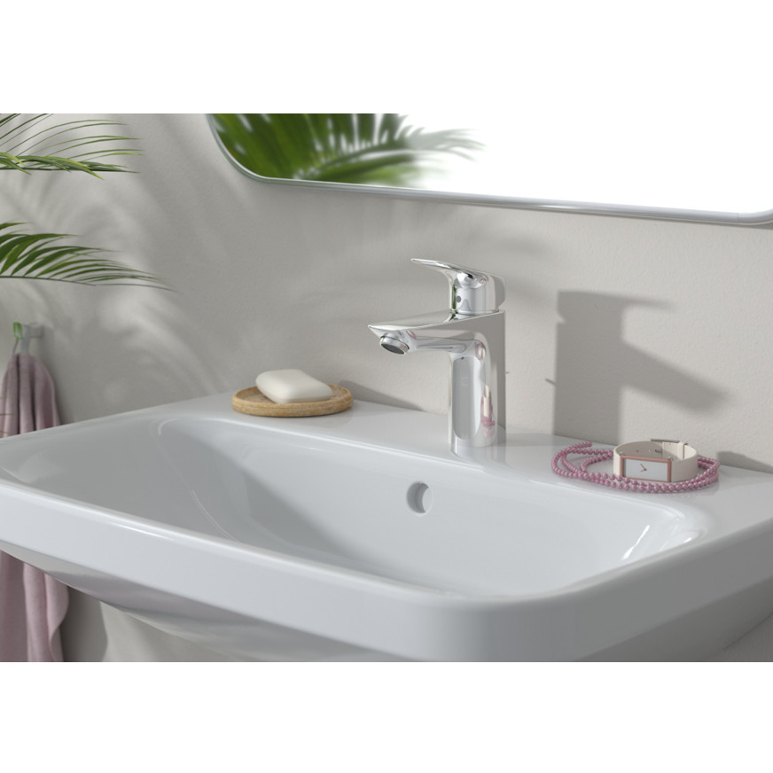 HANSGROHE Mitigeur lavabo Logis 70 avec tirette et vidage métallique chromé  - Installations salles de bain - Achat & prix