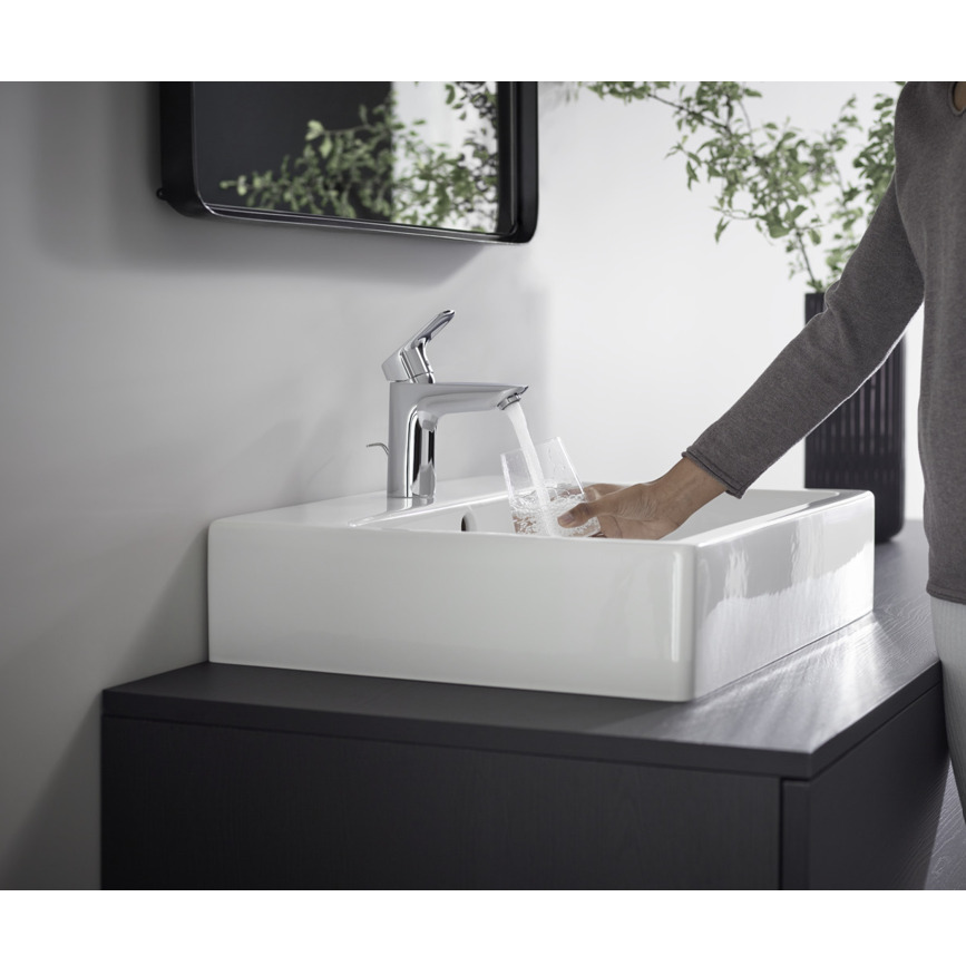 HANSGROHE Mitigeur lavabo Logis 70 avec tirette et vidage métallique chromé  - Installations salles de bain - Achat & prix