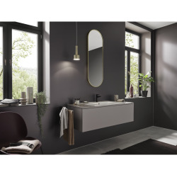 Hansgrohe Talis E Mitigeur de lavabo 110 CoolStart sans tirette ni vidage, Noir mat (71714670)