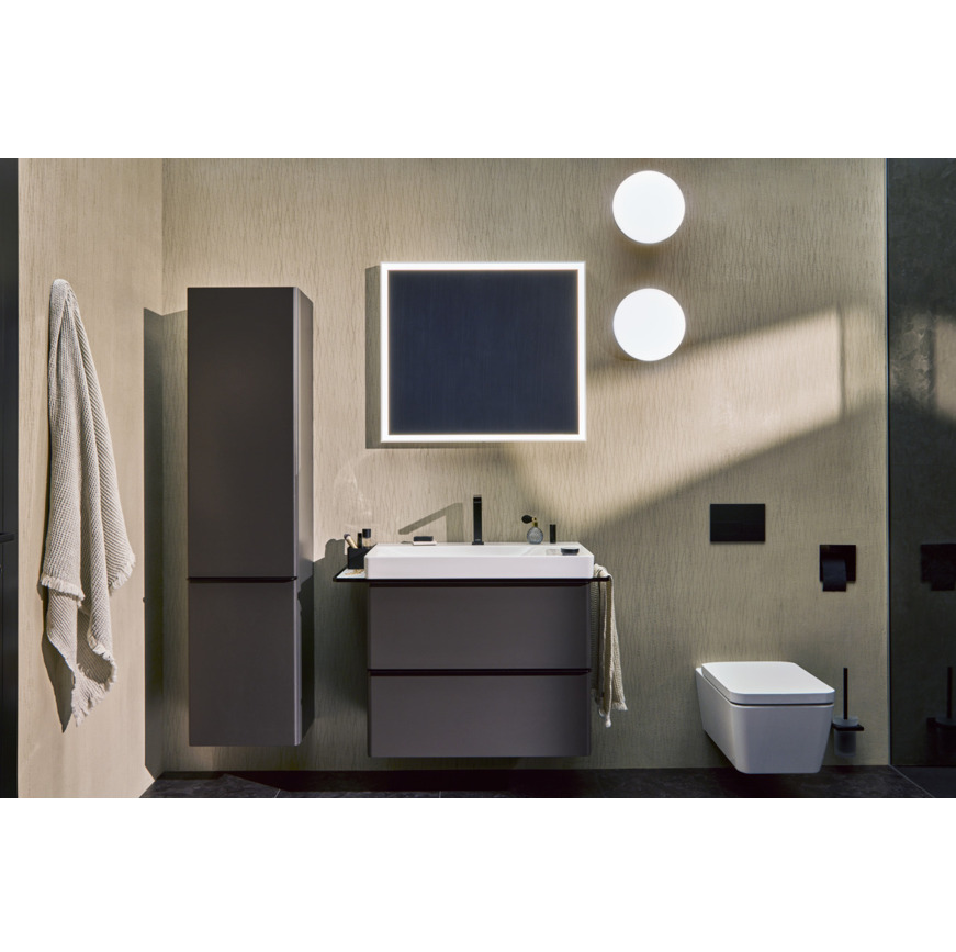 Porte balais Hansgrohe chromé