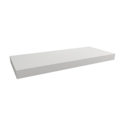 Naturel plan vasque 120x8x50 cm, Blanc mat (DO12050BM)