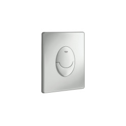 Pack WC Bâti-support Rapid SL + Cuvette suspendue Cersanit S-line + Abattant classique + Plaque Chrome (GROHE-S-LinePro-1)