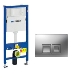 Pack DuoFix 100 + Plaque de Commande Delta 50 Chrome (SETUP100-PRO4)