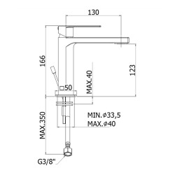  Tango Mitigeur lavabo avec vidage avec mousseur M24x1, Chrome (TA075CR)