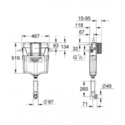  RÉSERVOIR DE CHASSE WC (38661000)