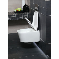  Viconnect pro S Pack WC bâti Villeroy & Boch + WC Swiss Aqua Technologies sans bride + Plaque chrome (VCNSAT1SP)