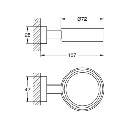  Essentials Cube  Porte-verre