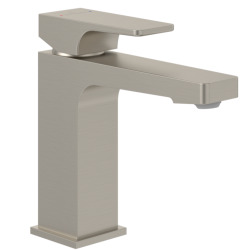 Achritectura Square Mitigeur Monocommande pour lavabo, Avec vidage, Nickel Brossé (TVW12500100064)