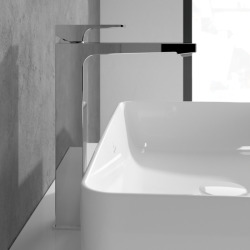 Architectura Square Mitigeur Monocommande pour lavabo, Surélevée, Avec vidage, Chrome (TVW12500200061)