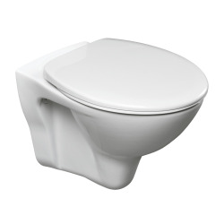 Pack Bâti-support autoportant 112cm + WC suspendu Vitra Normus+ Plaque blanche brillante (EasyFixNormus-1)