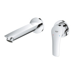 EUROSMART Mitigeur monocommande de lavabo, 2 Trous, Chrome (29338003)