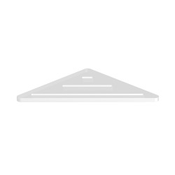 Tablette d'angle SAT X-Way blanc (SATDXWPOLR23B)