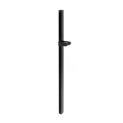 Barre de douche murale SAT, noir mat SATSST31C