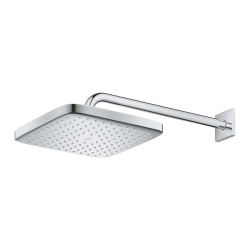 TEMPESTA 250 CUBE, Set de Douche de tête 380mm, 1 Jet, carré, Chrome (26682000)