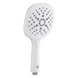 Pommeau de douche SAT blanc/chrome SATBSRST31