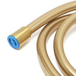  Dark flexible de douche 150 cm avec système anti-torsion, doré brossé (SATBSHPDABZ)