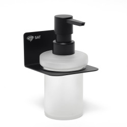 Distributeur de savon SAT Mood noir (SATDMOOD99MC)