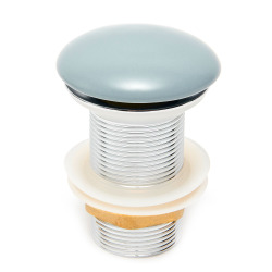 Bonde à écoulement libre Infinitio 5/4" sans trop-plein pour lavabos et vasques, bleu profond mat (PZATKADBLM)