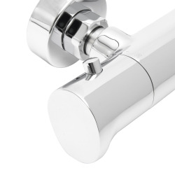 Robinet de douche SAT DARK sans set de douche 150 mm chromé SATBSDA268CR