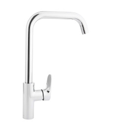 Dark mitigeur de lavabo avec bec pivotant, chrome (SATBSDA280LCR)