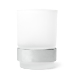 Porte-verre SAT Projectincluding glass chrome/milk glass (SATDPROJ27)