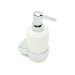 Distributeur de savon SAT Project chrome/blanc (SATDPROJ99)