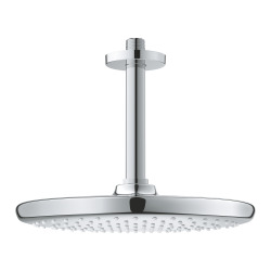 TEMPESTA 250 Ensemble de douche de tête plafond, 142mm, 1 Jet, Chrome (26664000)