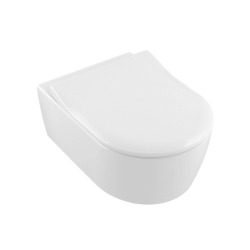 Pack WC Bâti-support avec Avento rimless + Abattant softclose + Plaque blanche (ViConnectAvento-2)