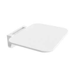 Siège de douche pliable 38 x 13,3 x 36,5 cm, blanc (SATDSEDPLB)