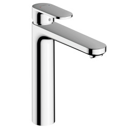 Vernis Blend Mitigeur de lavabo 190 avec tirette et vidage synthétique, Chrome (71552000)