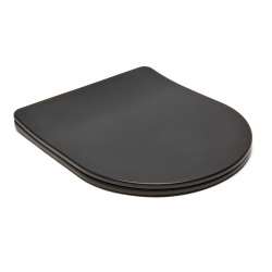 Infinitio Abattant frein de chute, Noir mat (SATINFPBKM)  Infinitio Abattant frein de chute, Noir mat (SATINFPBKM)