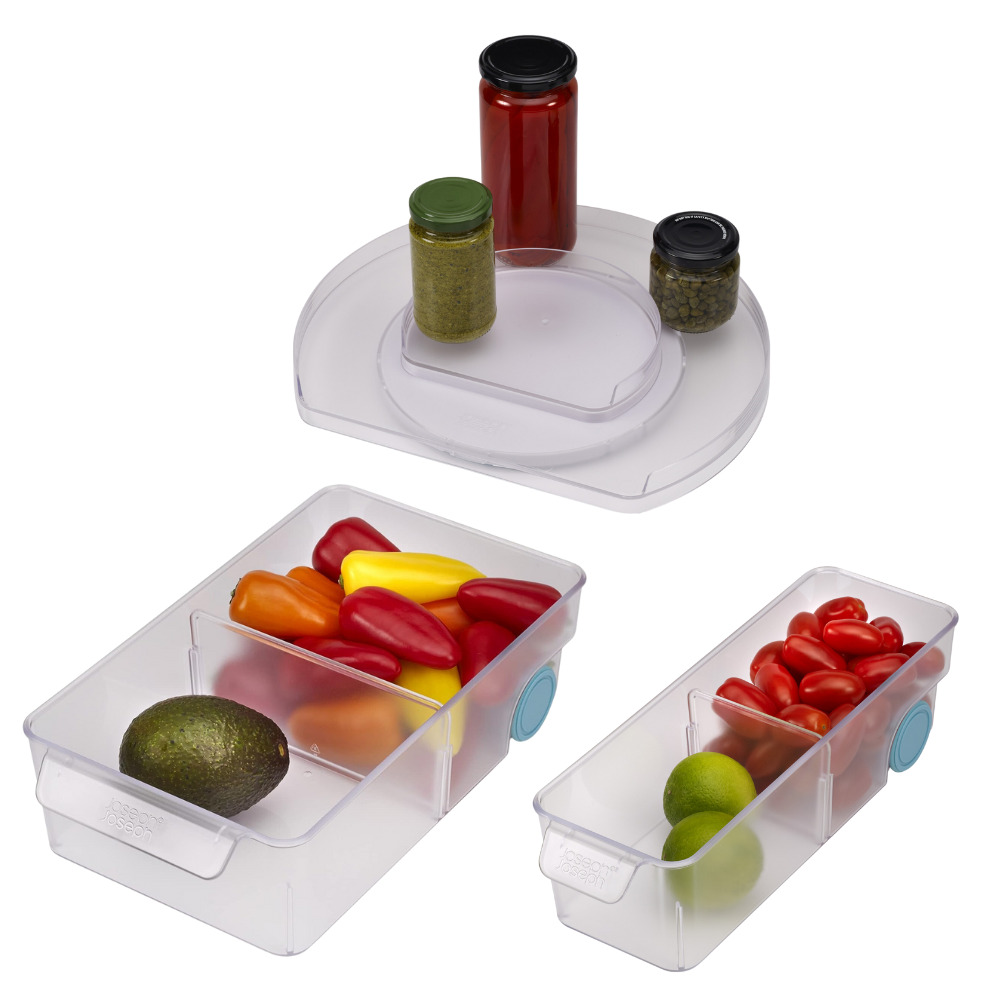 Joseph Joseph Ensemble d'accessoires cuisine pour un frigidaire malin,  propre et bien organisé - Livea Sanitaire