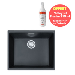 Pack Franke Sirius Evier noir en Tectonite® à encastrer + Nettoyant Franke spécial évier en Tectonite OFFERT