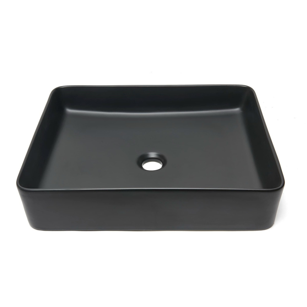 Bonde lavabo noir mat pour vasques avec trop-plein – Le Monde du Bain