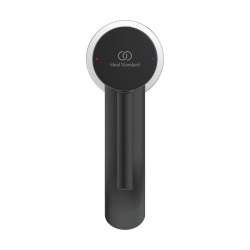  Set mitigeur lavabo monocommande + Bonde à écoulement libre Infinitio 5/4, noir mat (BD026U4-SET)