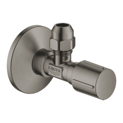 Robinet d'équerre 1/2″,  Hard Graphite brossé (22039AL0)  Robinet d'équerre 1/2″,  Hard Graphite brossé (22039AL0)