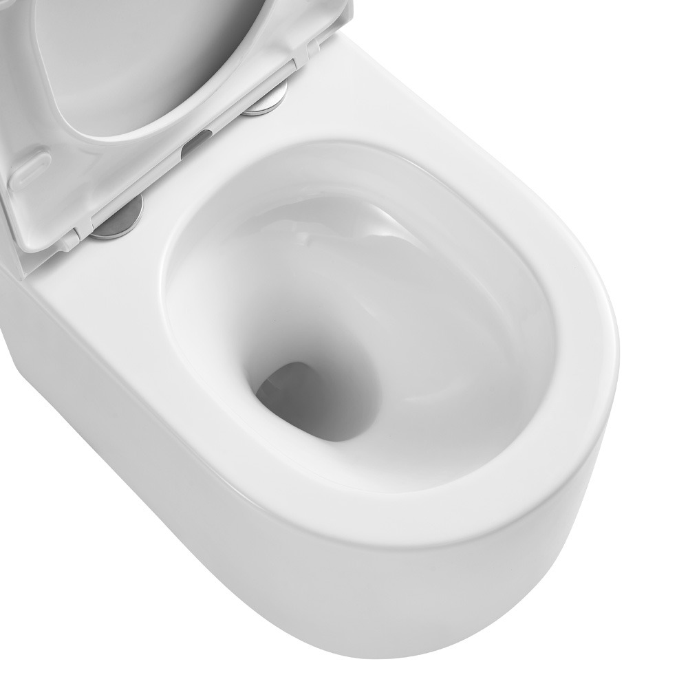 Swiss Aqua Technologies WC suspendu sans bride et fixations invisibles +  abattant frein de chute (SATrimless) - Livea Sanitaire