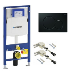 Pack Duofix 320 + Plaque de commande Sigma01, Noir (UP320-Sigma01-2)