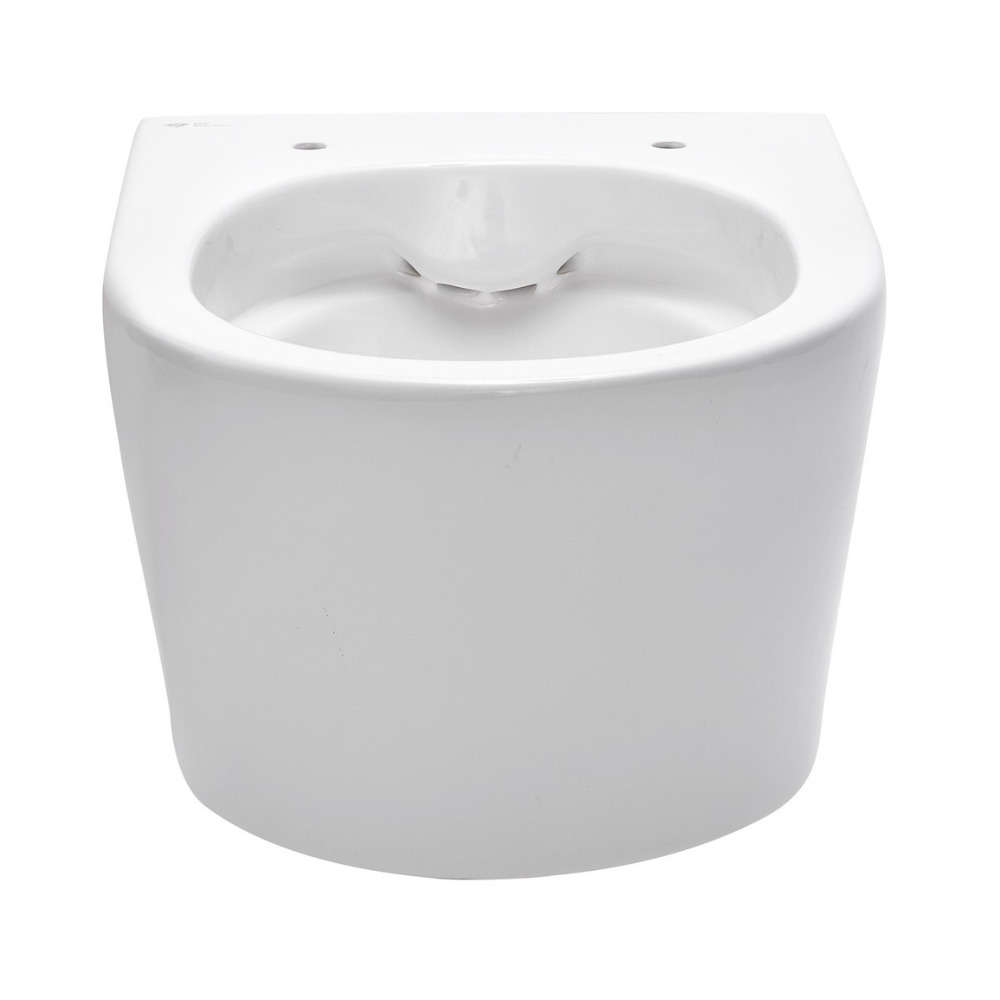 Pack WC suspendu Urmia en porcelaine vitrifiée avec abattant + bâti-support  universel