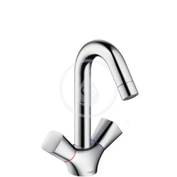 Hansgrohe Logis Mitigeur de lavabo avec garniture de vidage, Chrome (71222000)