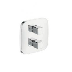 iControl Set de finition encastré SoftCube avec robinet d'arrêt et inverseur encastré (15777000)