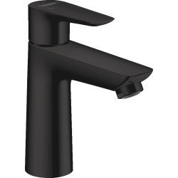 Hansgrohe Talis E mitigeur de lavabo 110 CH3 CoolStart avec tirette et vidage, noir mat (71713670)