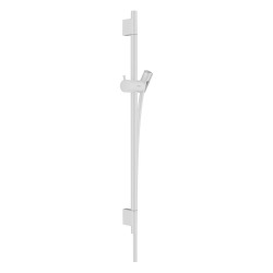 Hansgrohe Unica Barre de douche S Puro 65 cm avec flexible de douche, Blanc mat (28632700)