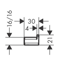  AddStoris Crochet simple, Noir mat (41742670)