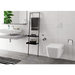 Hansgrohe Vivenis Mitigeur de lavabo 80 avec tirette et vidage, bec cascade, chrome (75010000)