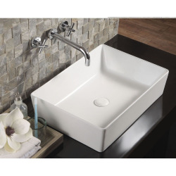 Triomini Slim lavabo de comptoir 55x39 cm sans débordement (SLM5539)